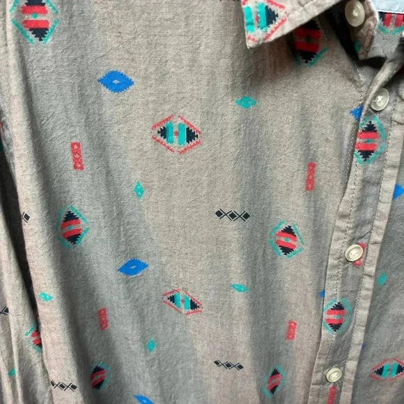 Carbon Long Sleeve Slim Casual Button-Down Shirts for Men - Picture 4 of 5